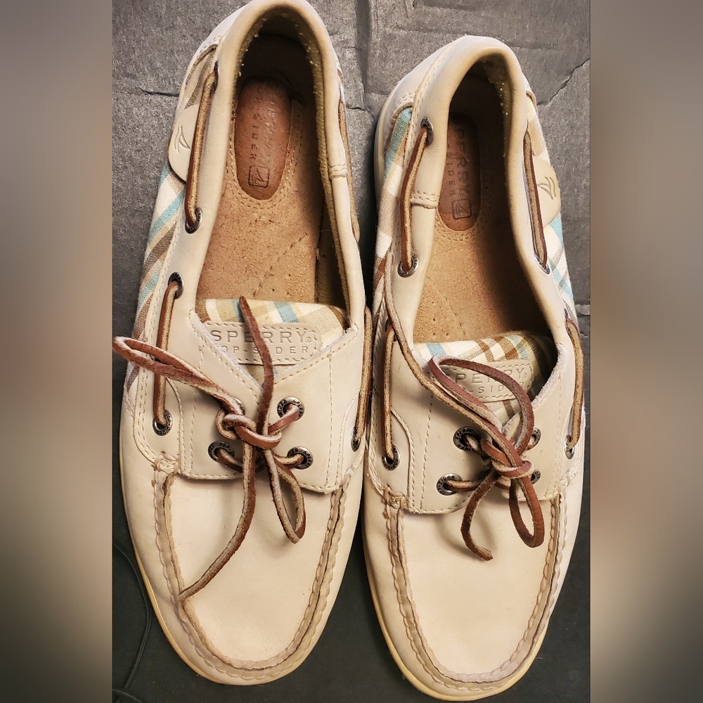 Sperry Top-Sider Canvas/leather Boat Shoes 👞